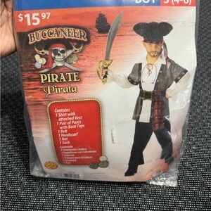 Pirate Costume for Kids - Black and White